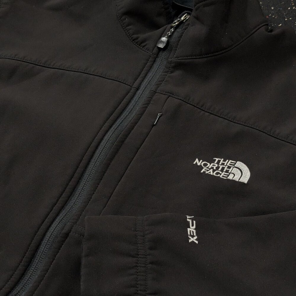 The North Face Jacket Women Large Black Apex Soft Shell Lined Zip Up